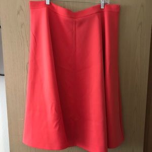 Eloquii Coral Circle Skirt